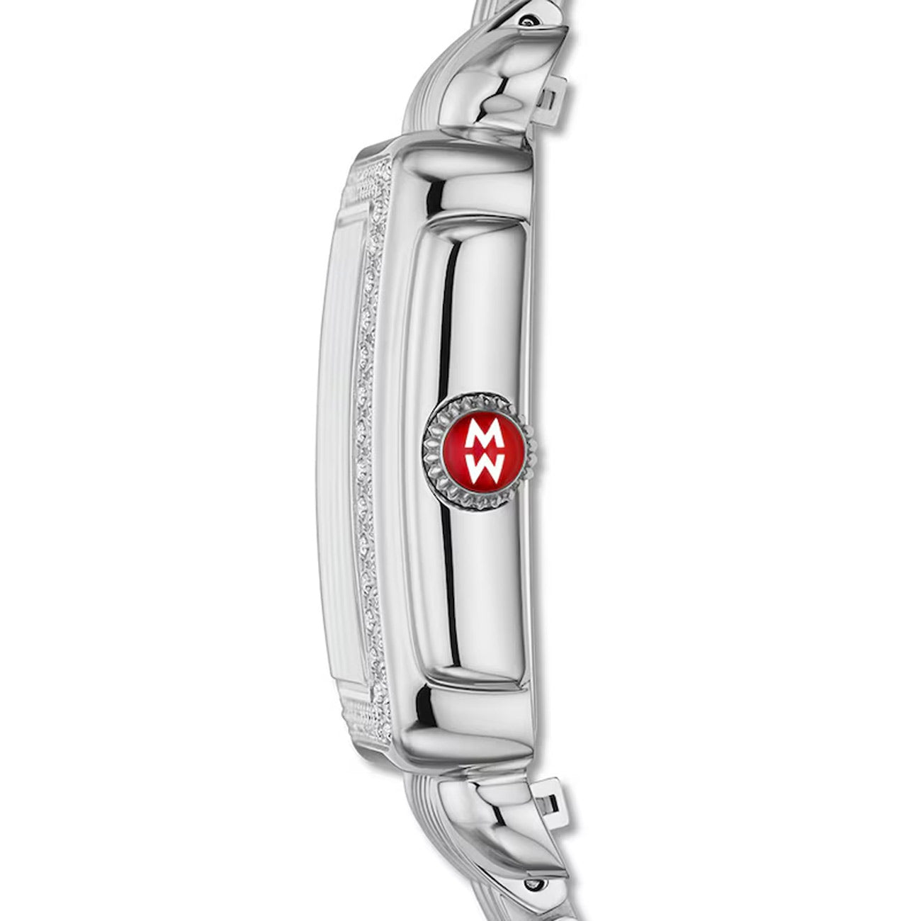 Michele Deco Madison Mid Stainless Steel Diamond Watch