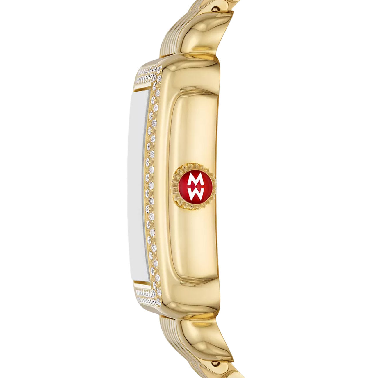 Michele Deco Madison Mid Yellow Gold Diamond Watch