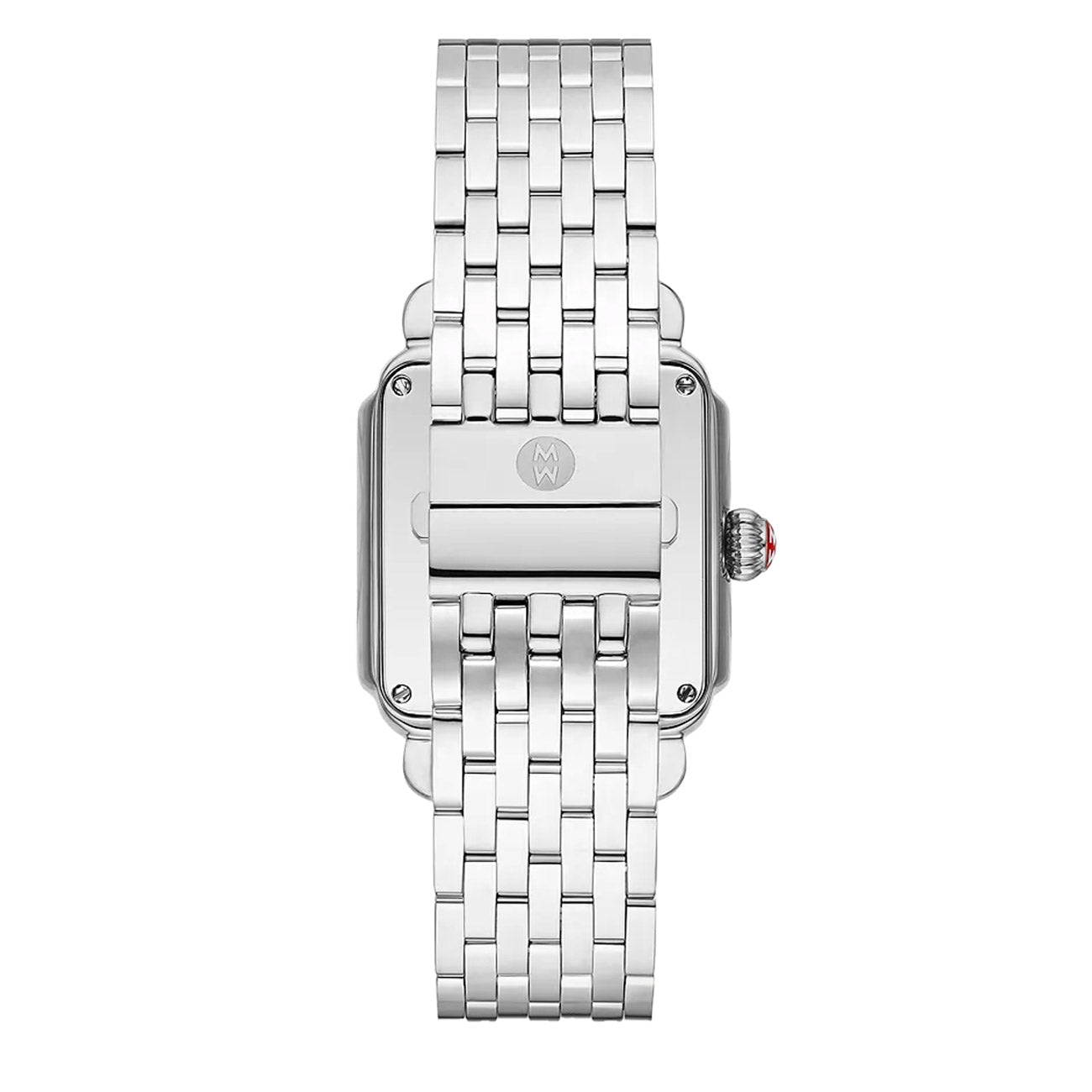 Michele Deco Madison Stainless Steel Diamond Dial Watch