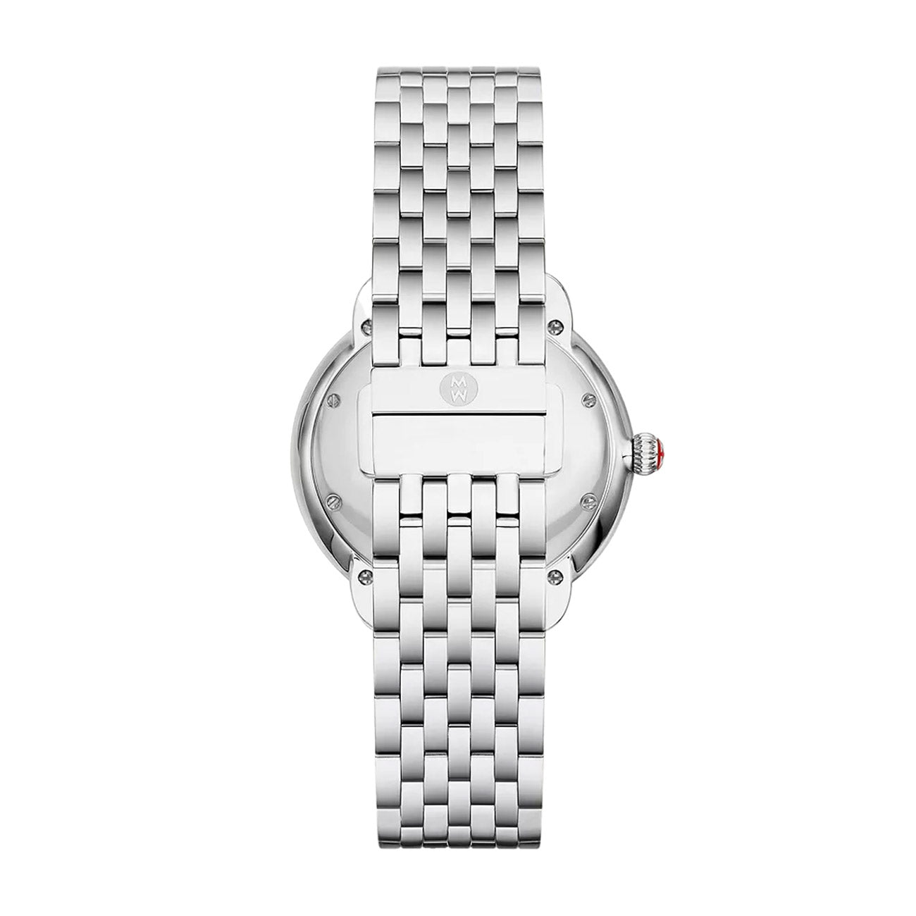 Michele Serein Mid Steel Diamond Dial Watch – 36mm