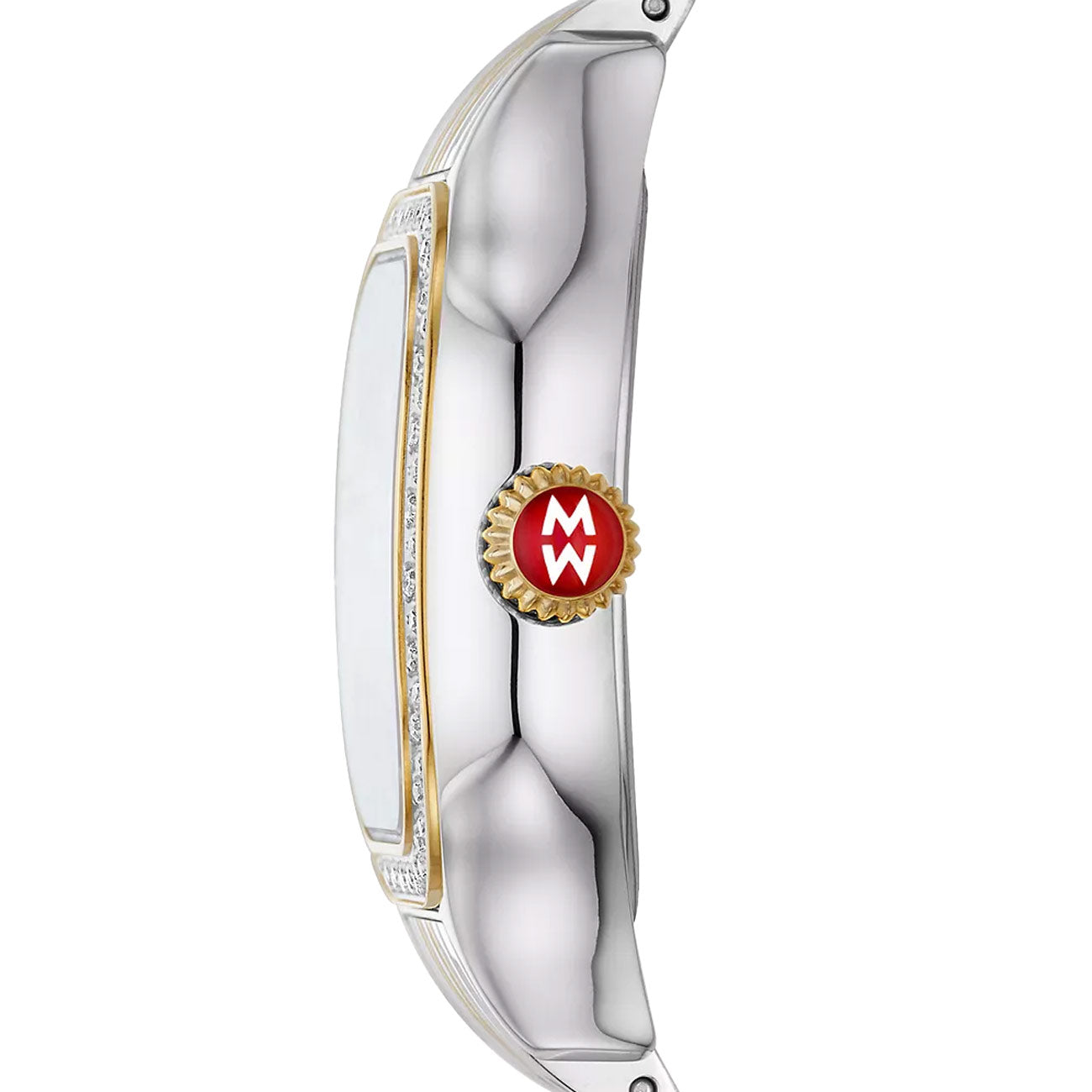 Michele Meggie Two Tone Diamond Watch