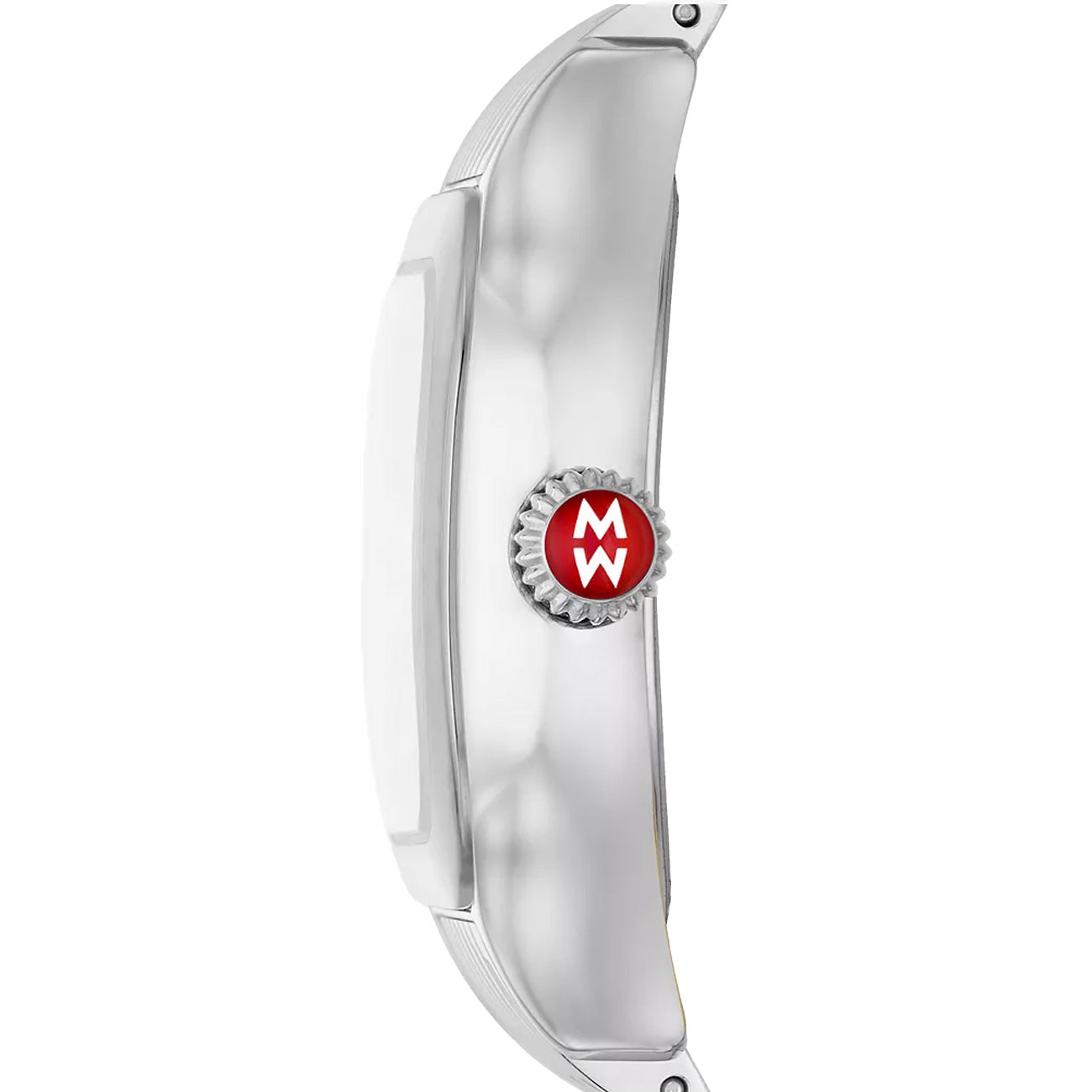 Michele Meggie Mother of Pearl Diamond Dial Stainless Steel Watch