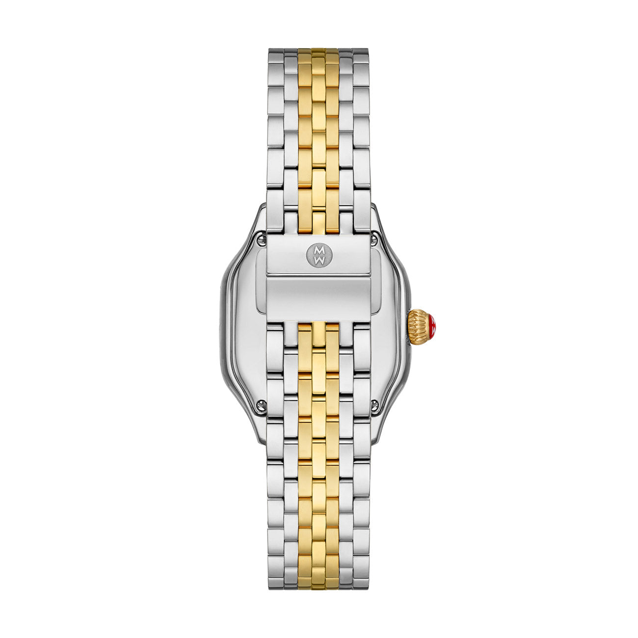 Michele Meggie Two-Tone Lush Green Dial Diamond Watch