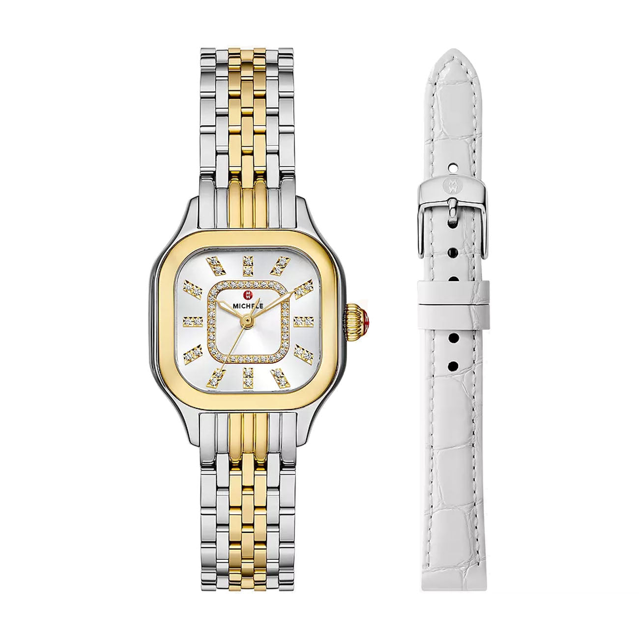 Michele Watch Meggie Two-Tone Gift Set