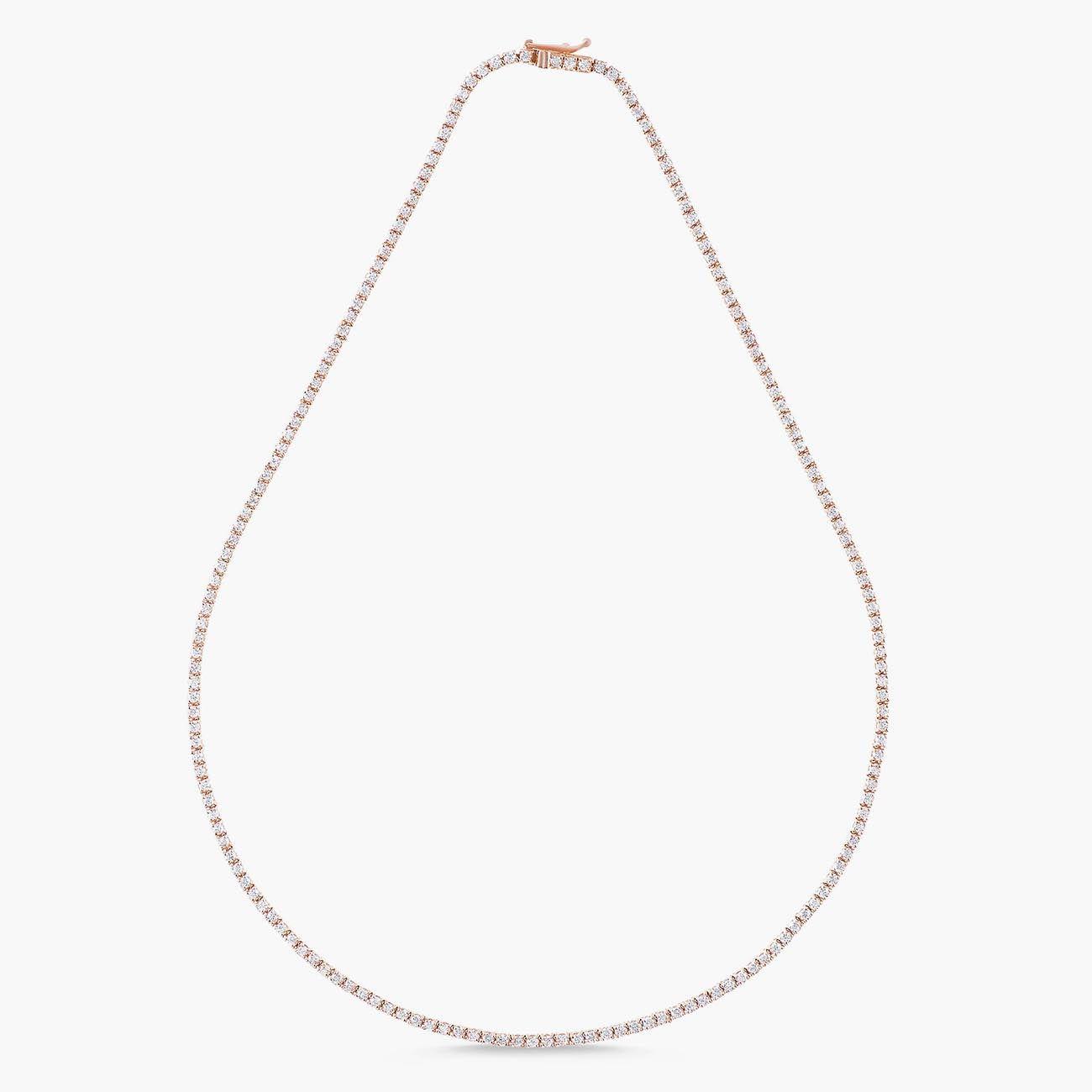 Yellow Gold Tennis Necklace by Carbon and Hyde