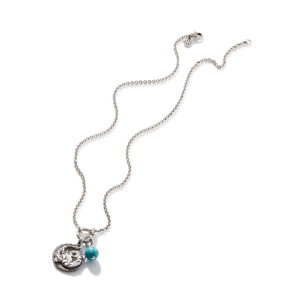 John Hardy Classic Chain Amulet Keyring Necklace