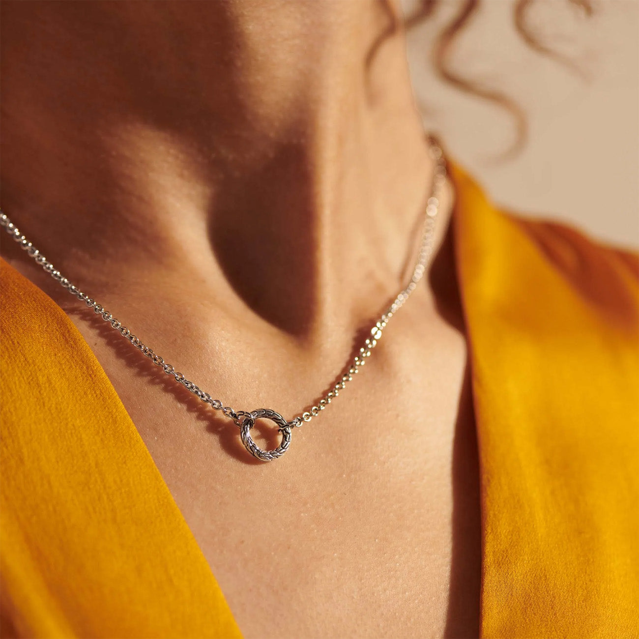 John Hardy Classic Chain Amulet Keyring Necklace