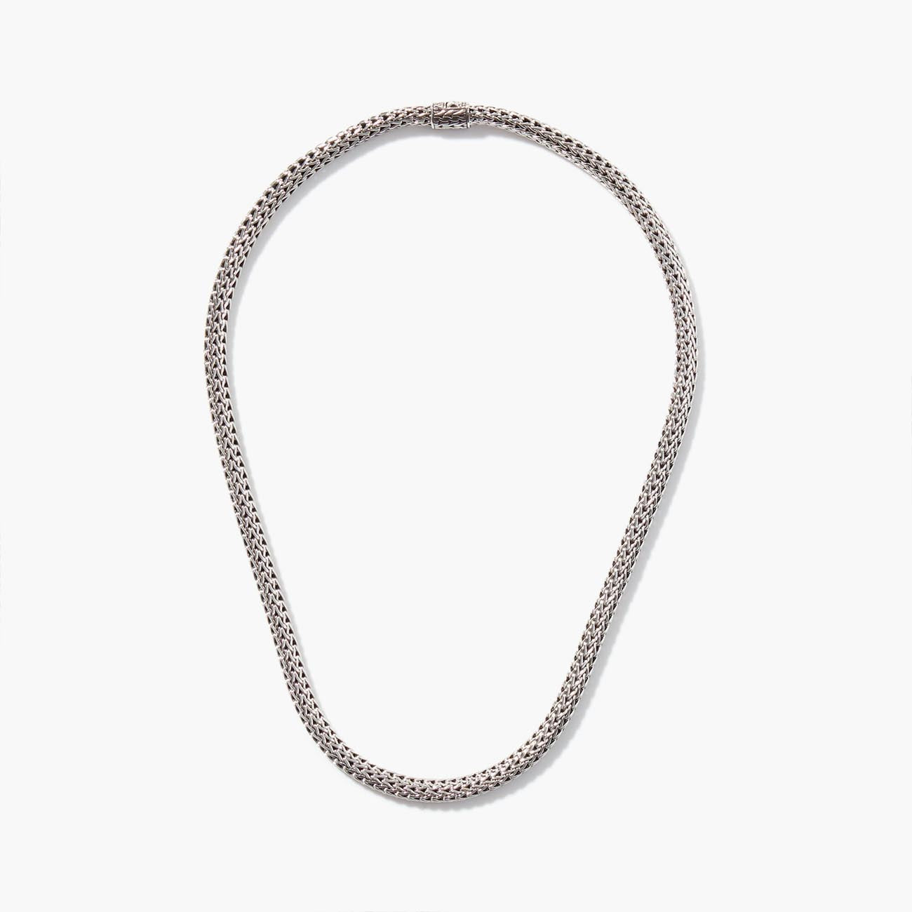 John Hardy Icon 6.5mm Silver Necklace with Chain Clasp