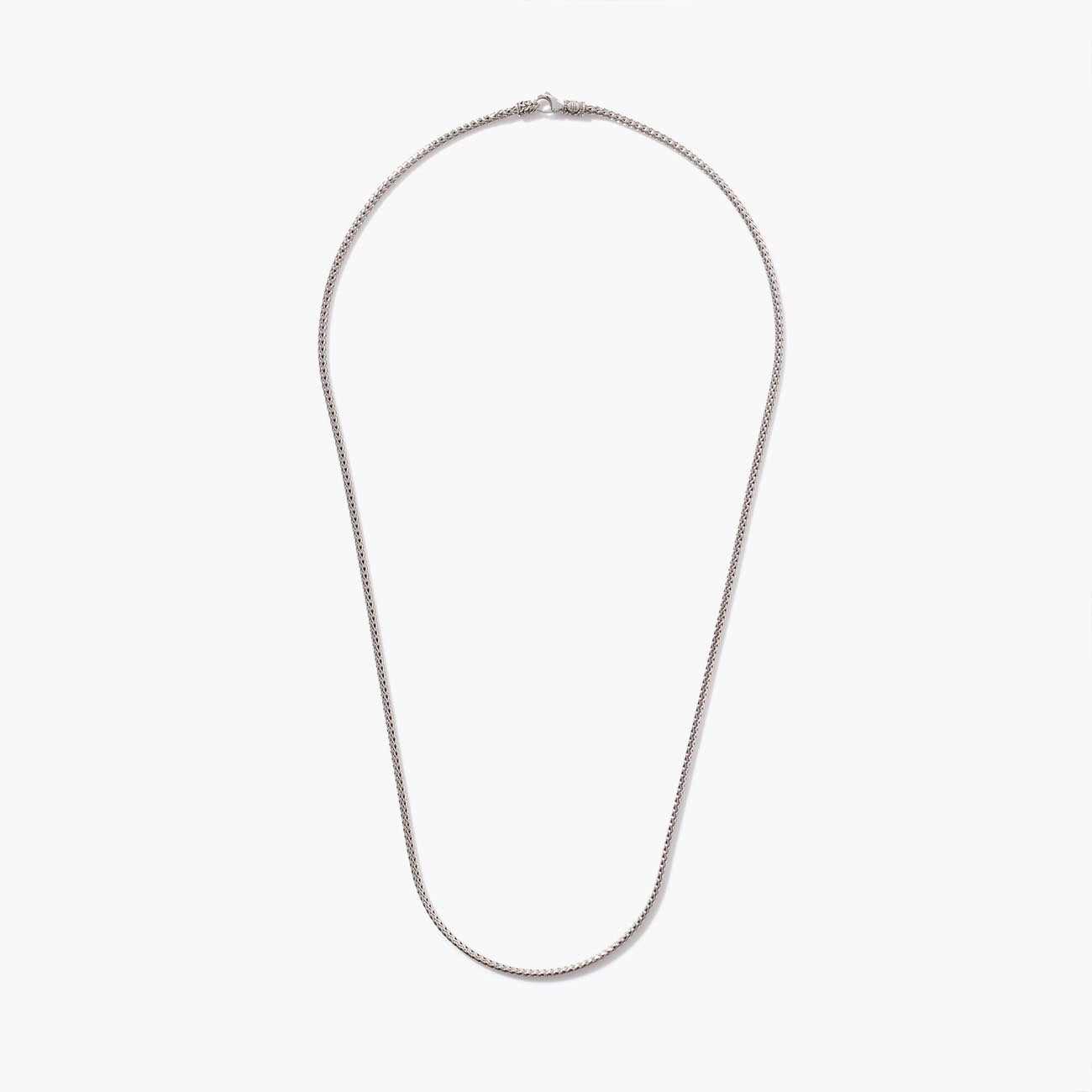 John Hardy Classic Chain 2.5mm Silver Necklace with Lobster Clasp