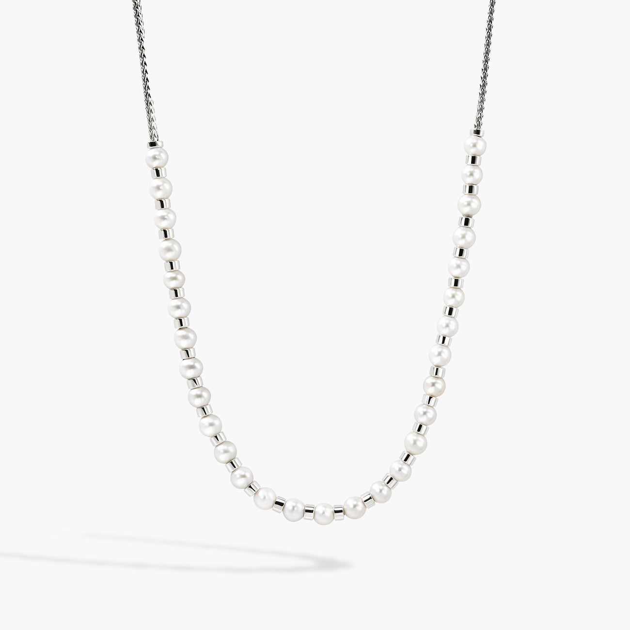 John Hardy Mini Chain Pearl Necklace