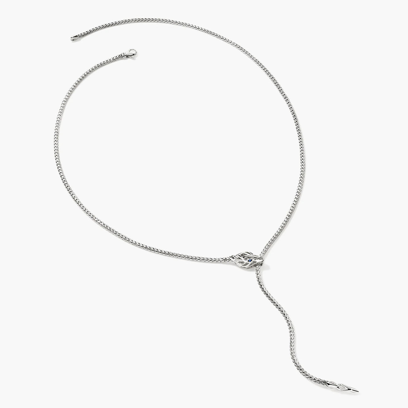 John Hardy Naga Y Necklace With Blue Sapphires