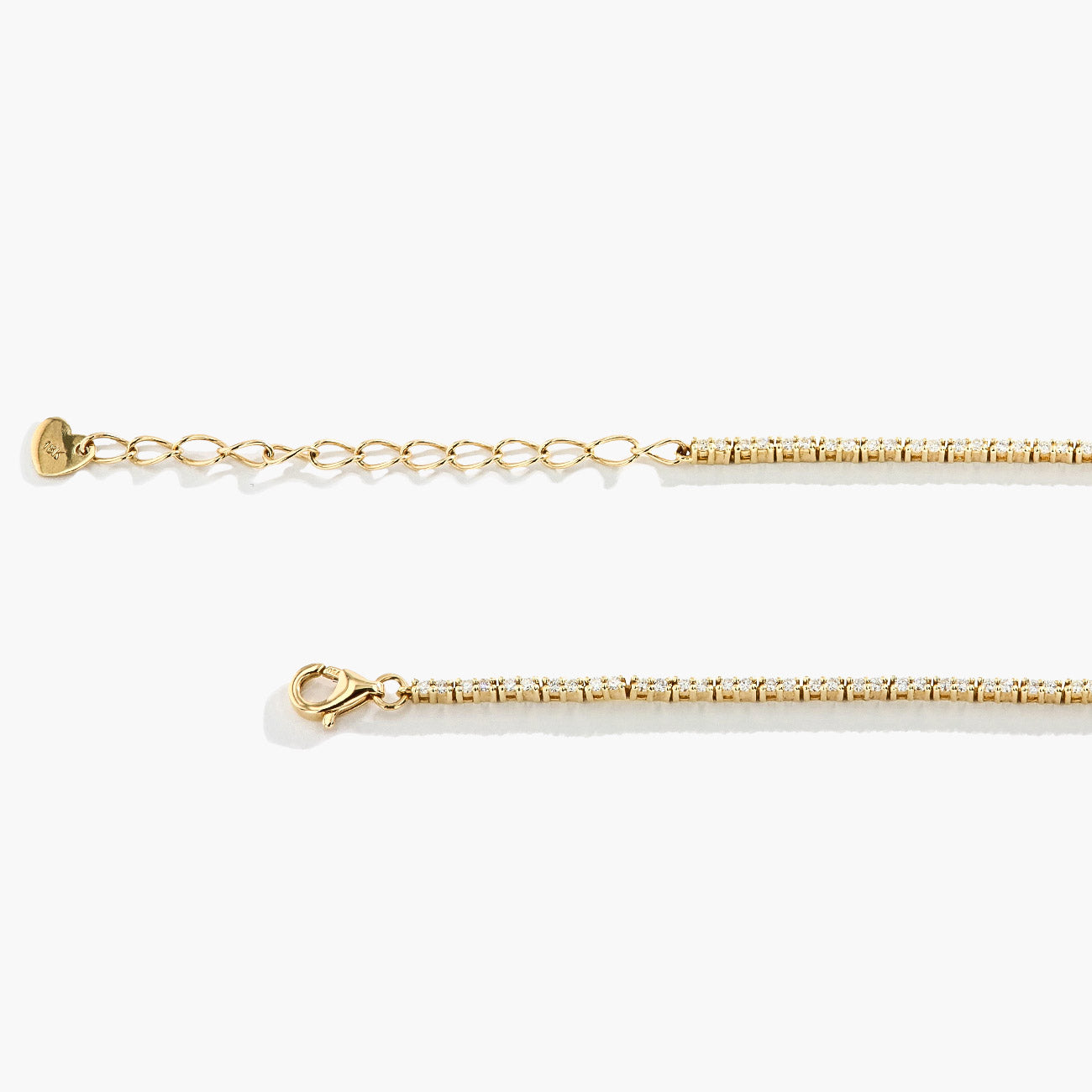 4 Carat Scattered Diamond Tennis Necklace