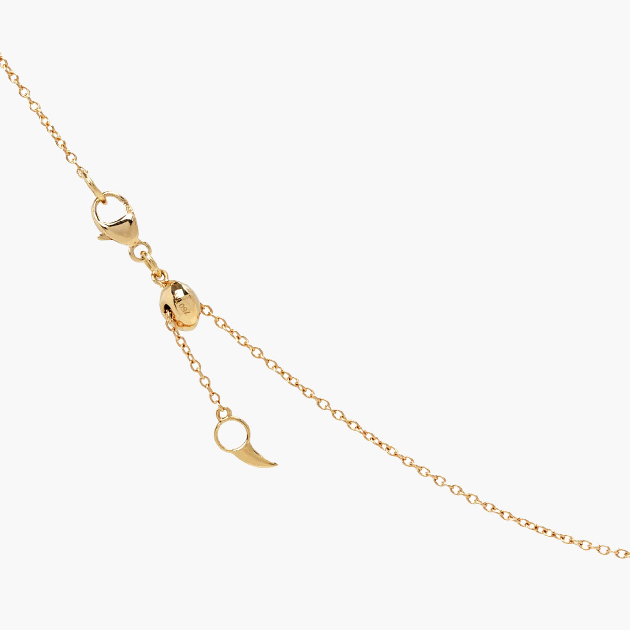 ONDYN Small Diamond Bias Necklace