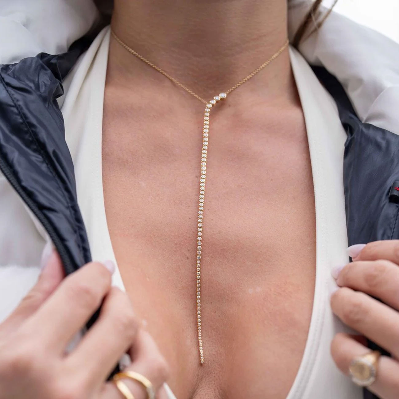 ONDYN Victoria Falls Diamond Necklace