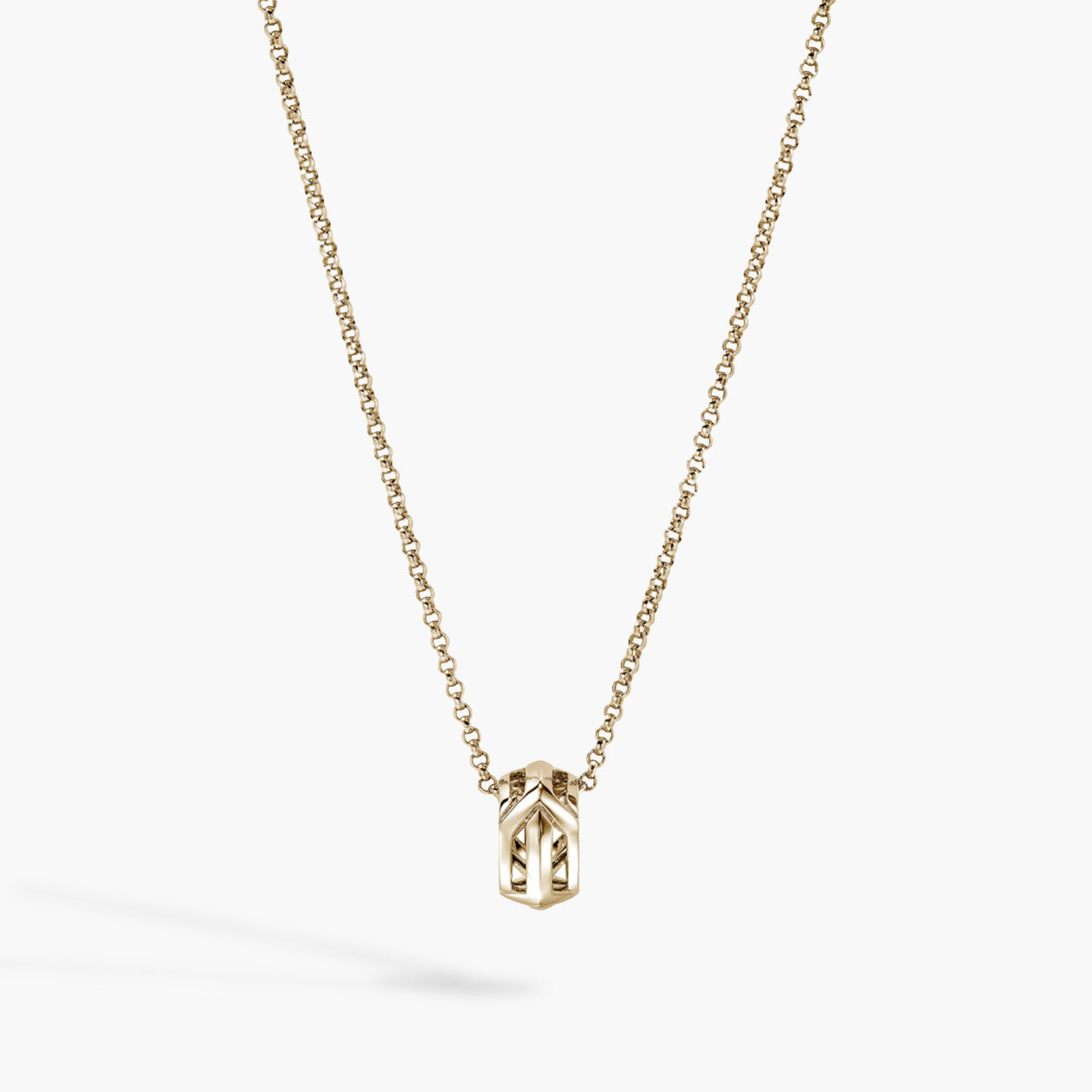 John Hardy Icon 50 14K Yellow Gold Pendant Necklace