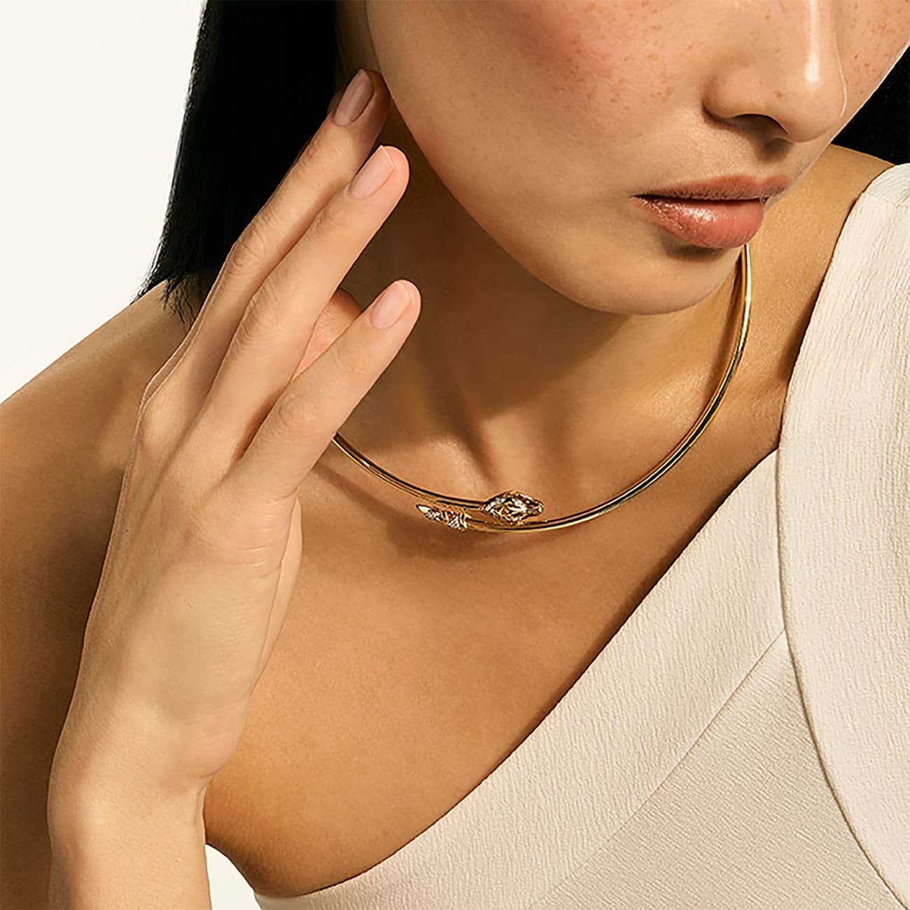 John Hardy Naga Diamond Pave Choker