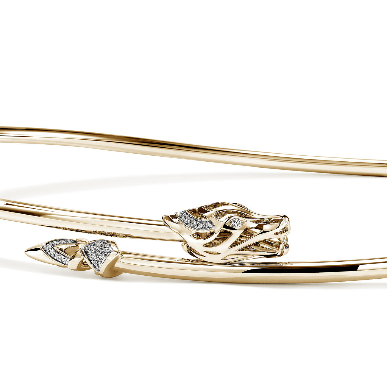 John Hardy Naga Diamond Pave Choker