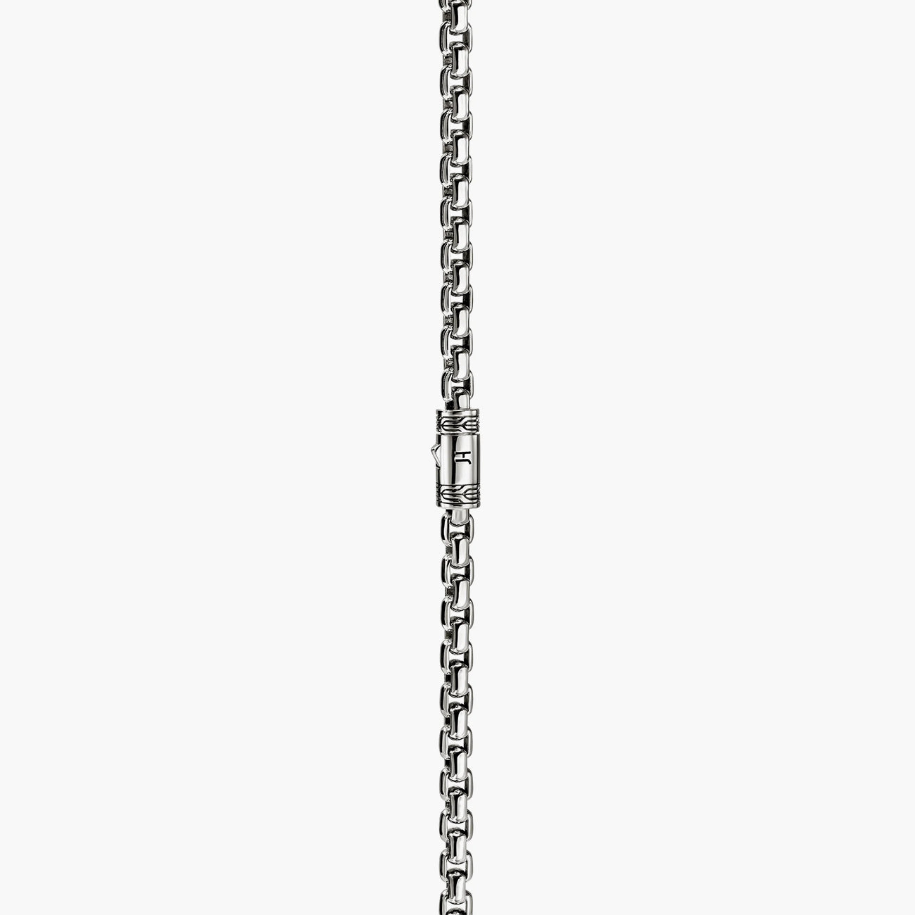 John Hardy Box Chain Sterling Silver Necklace - 4.8mm