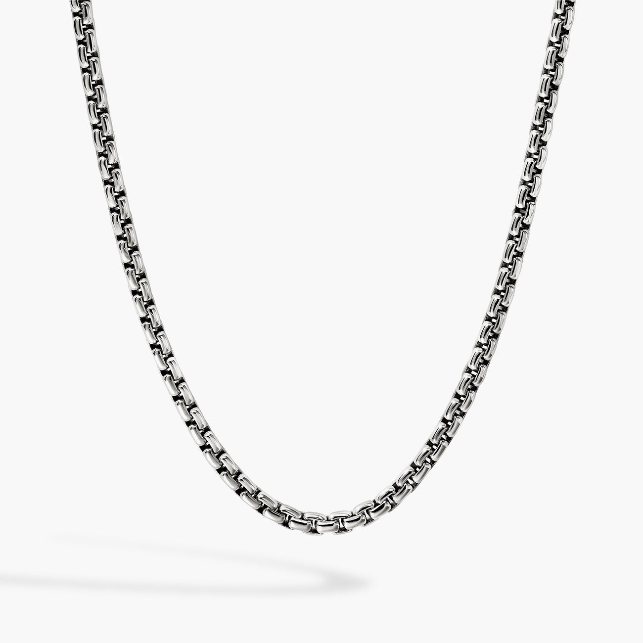 John Hardy Box Chain Sterling Silver Necklace - 6mm