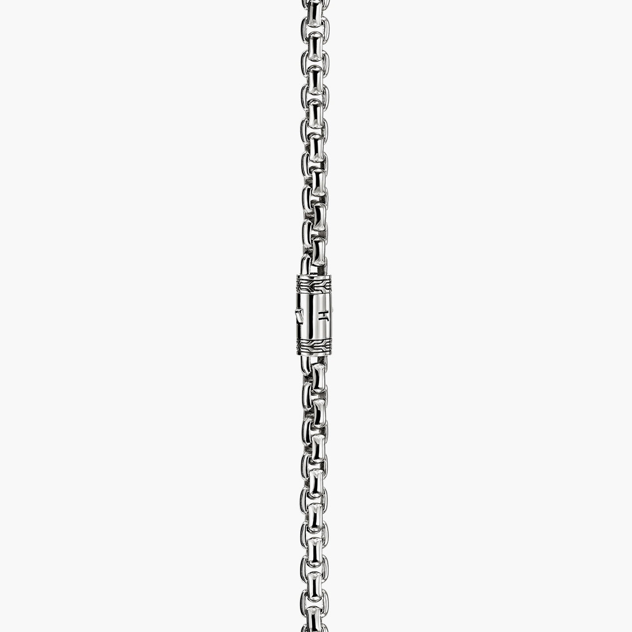 John Hardy Box Chain Sterling Silver Necklace - 6mm