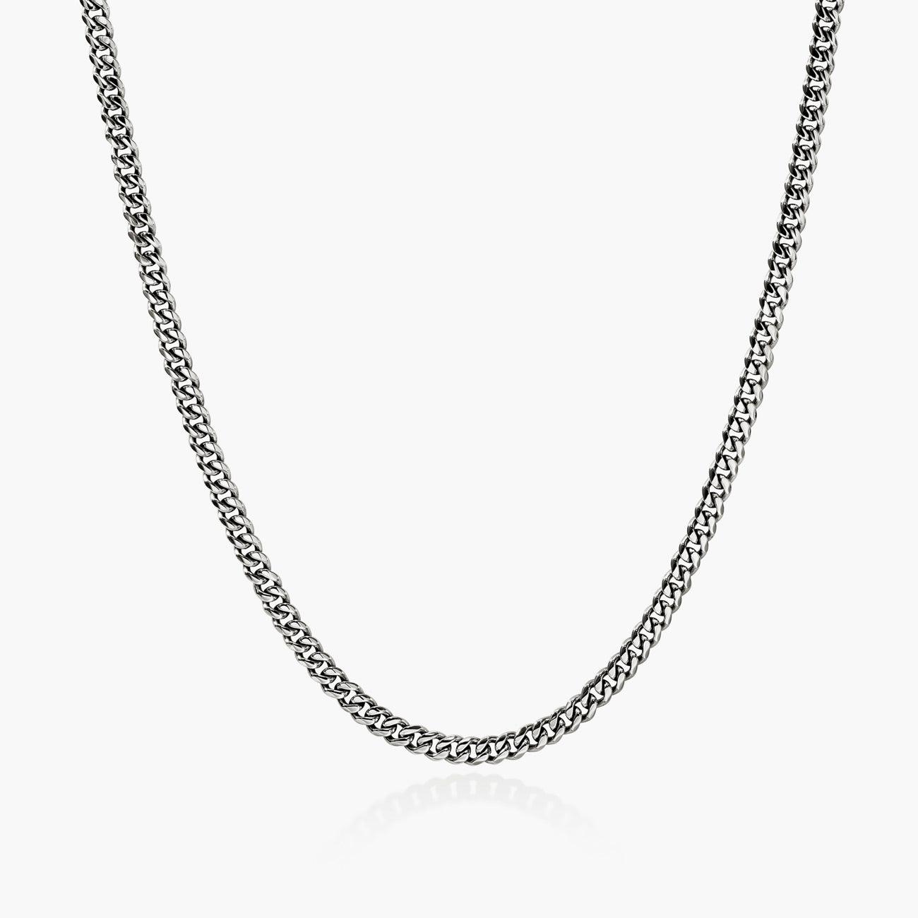 John Hardy 3.9mm Curb Sterling Silver Chain Link Necklace