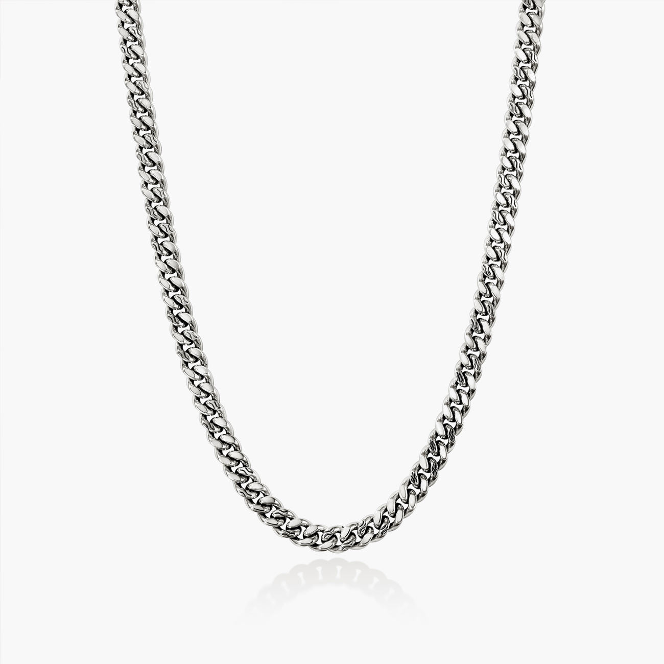 John Hardy Curb Sterling Silver Chain Link Necklace - 7mm