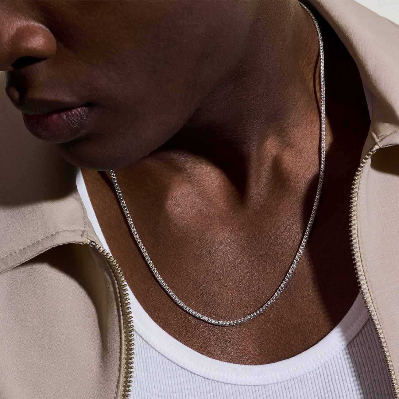 John Hardy Icon 2.5mm Mini Sterling Silver Chain Necklace