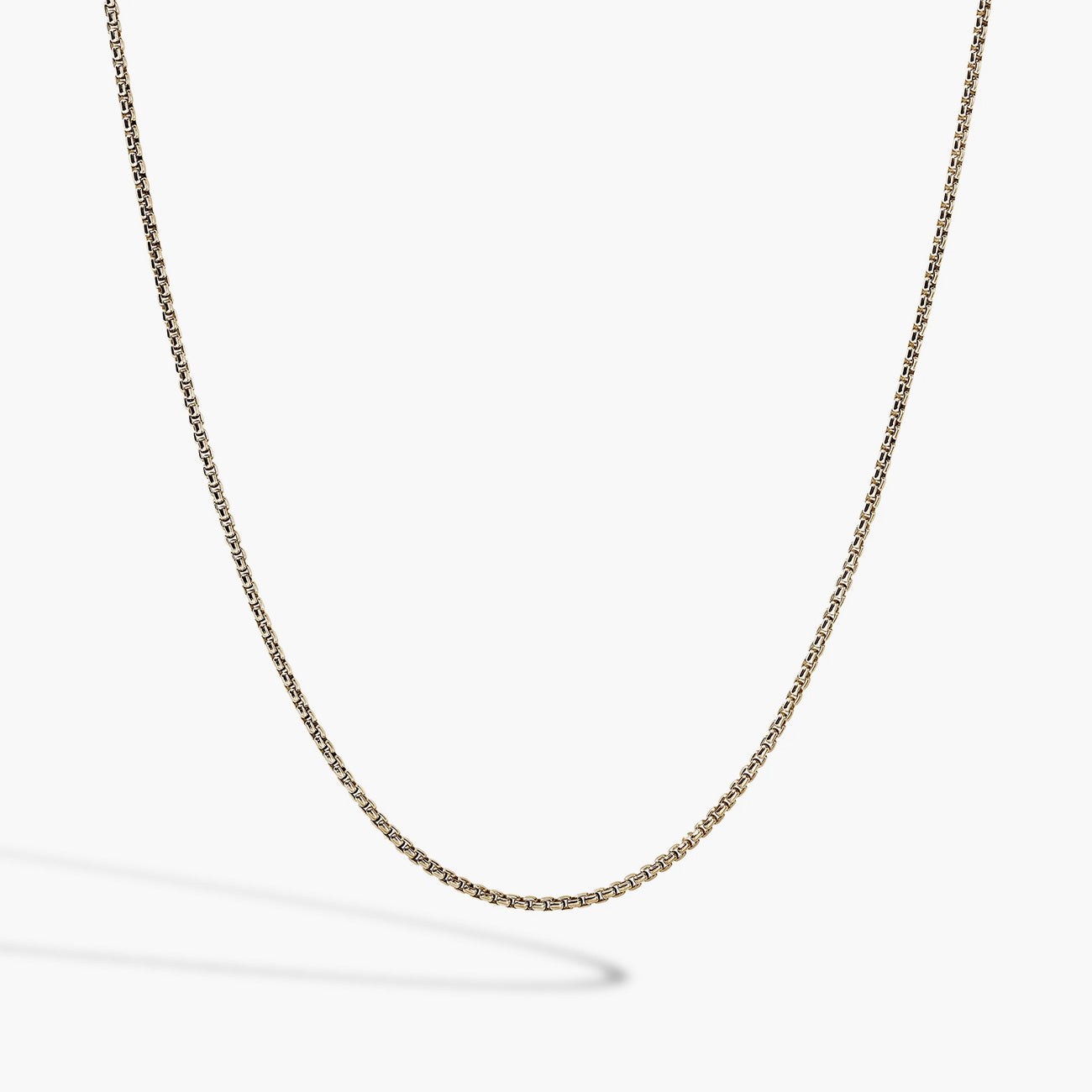 John Hardy 1.6mm Box Chain Necklace in 14K Yellow Gold
