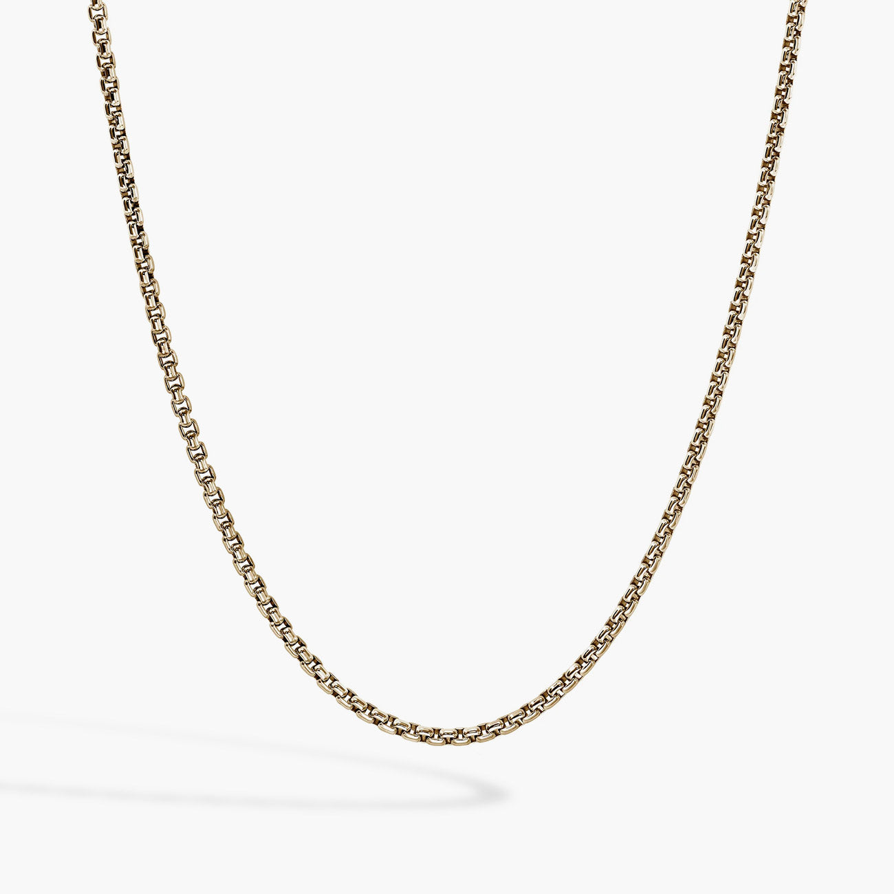John Hardy 2.7mm Box Chain Necklace in 14K Yellow Gold