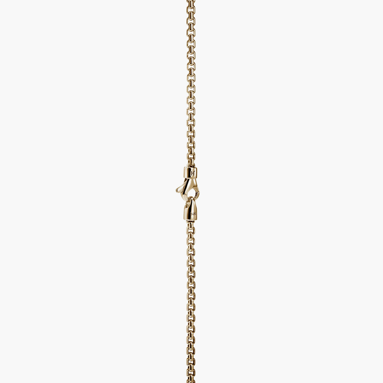 John Hardy 2.7mm Box Chain Necklace in 14K Yellow Gold