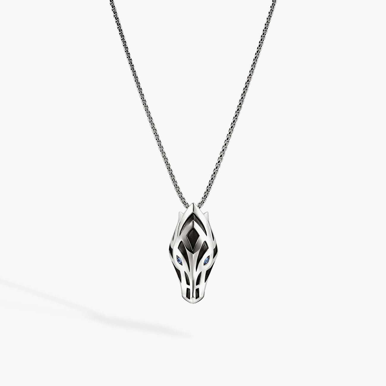 John Hardy Naga Silver Pendant Necklace