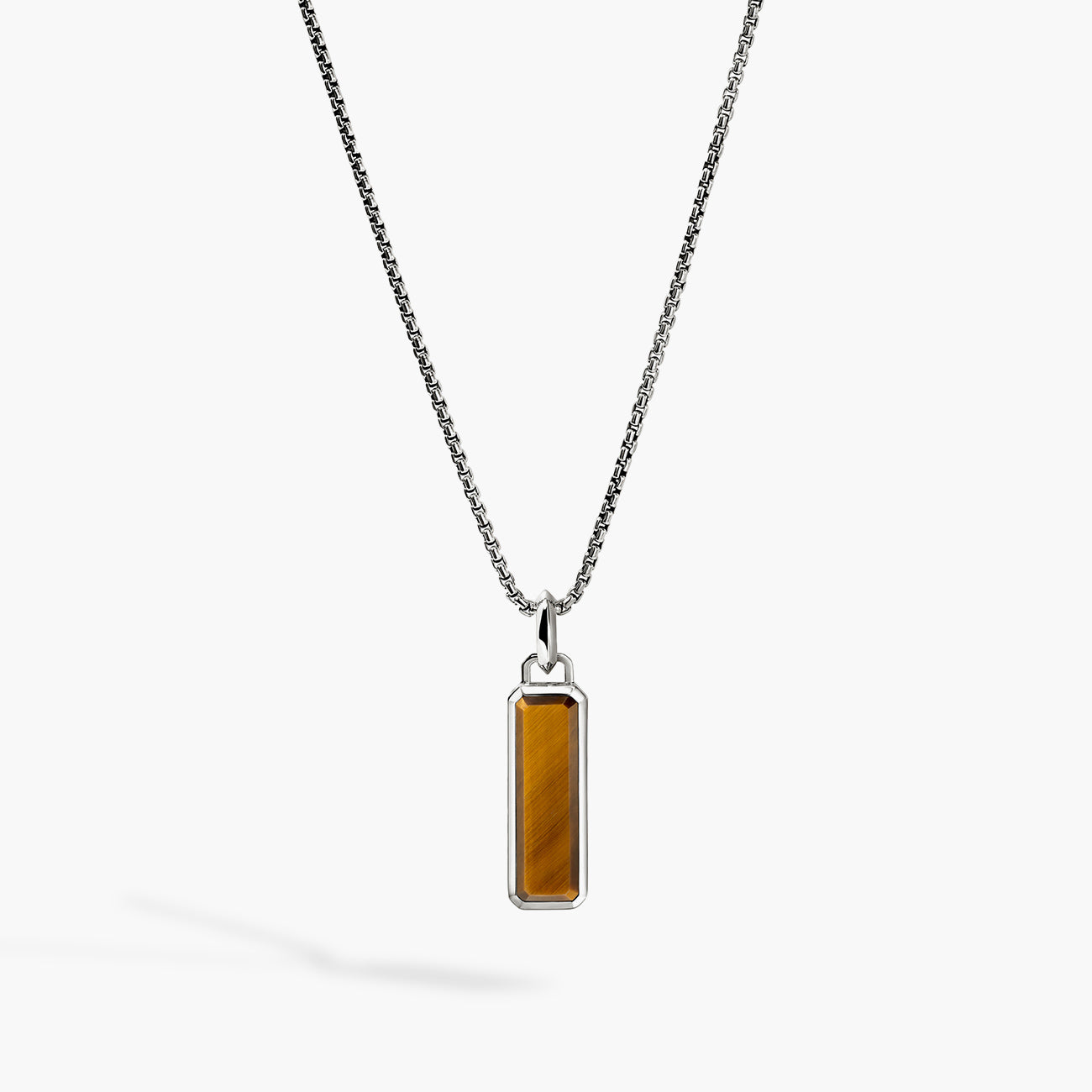 John Hardy Tiger Eye Talisman Pendant Necklace