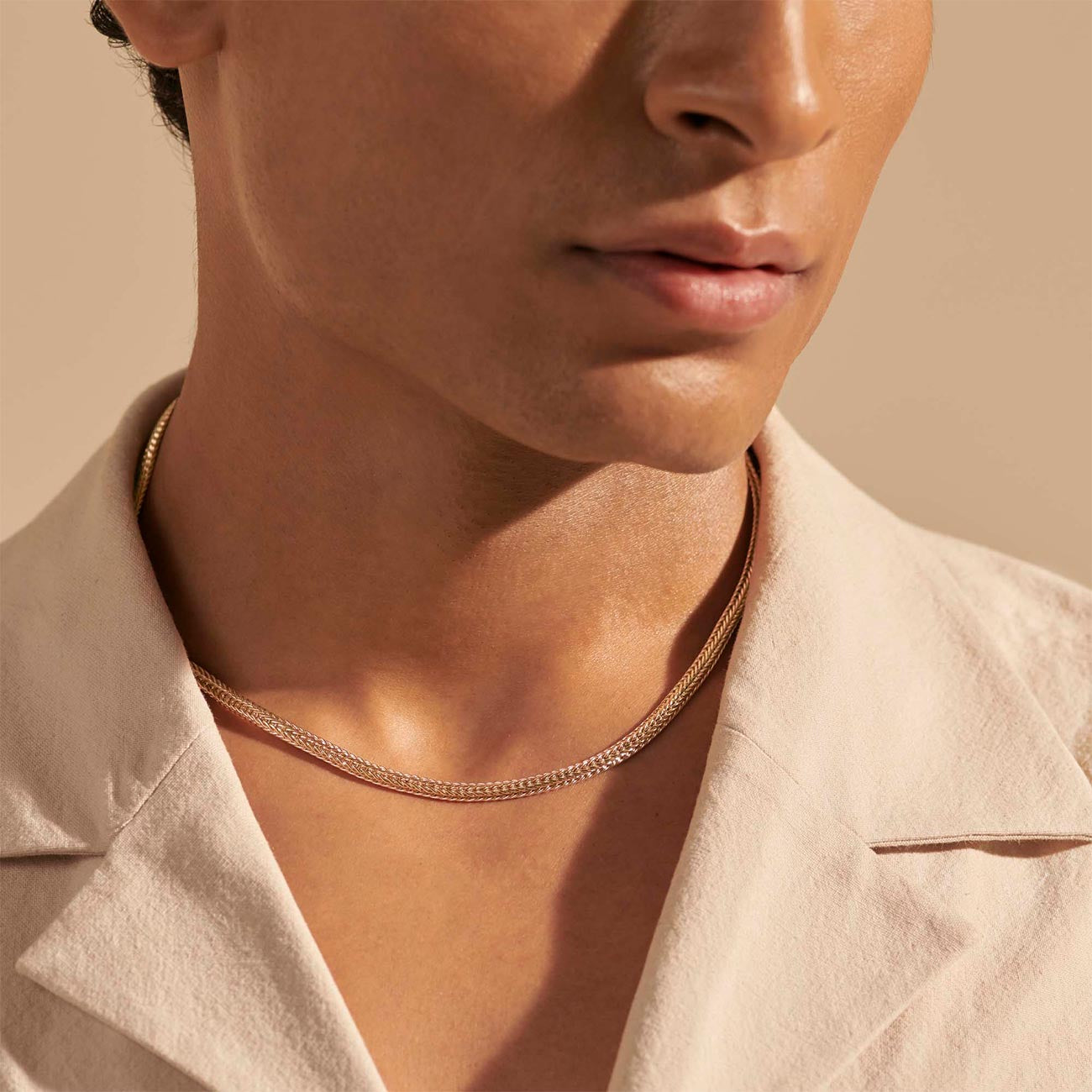 John Hardy Kami Chain Necklace in 14K Yellow Gold - 4.5mm