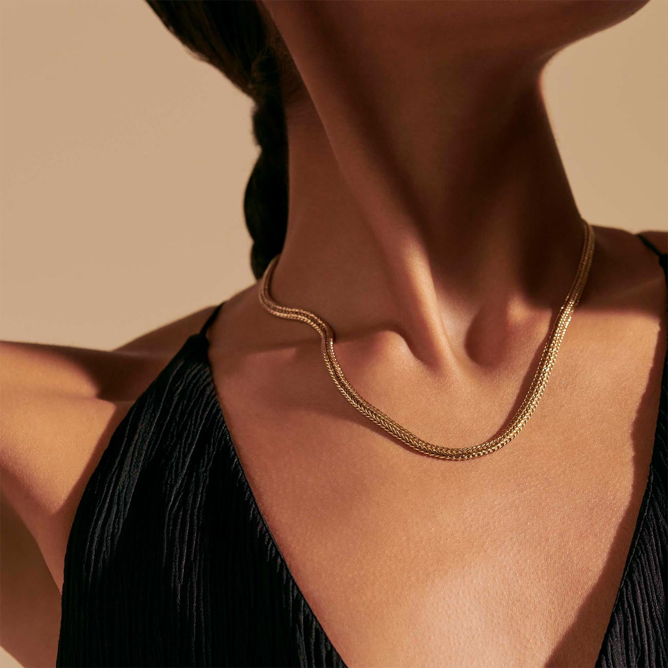 John Hardy Kami Chain Necklace in 14K Yellow Gold - 4.5mm