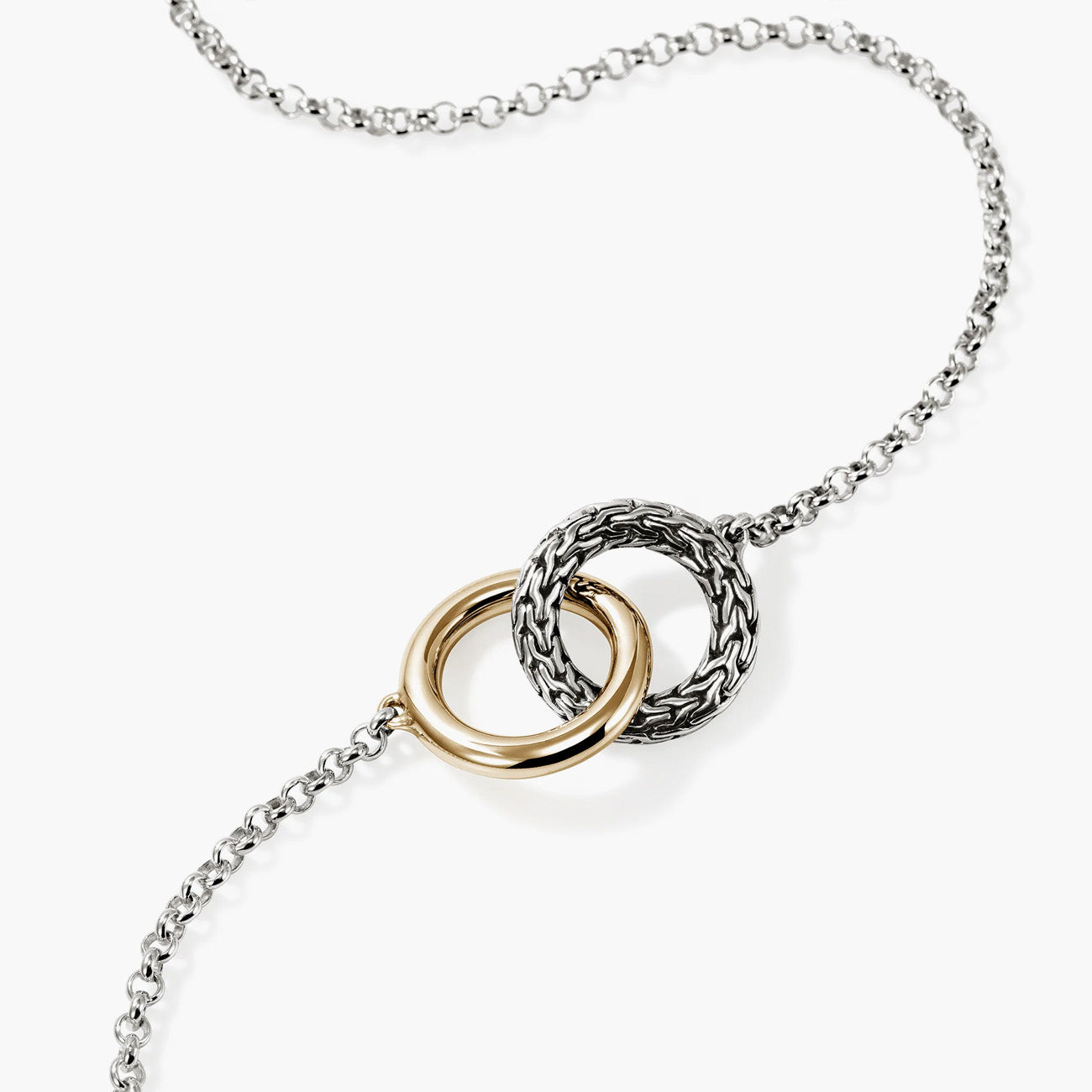 John Hardy Essentials Two-Tone Linked Necklace