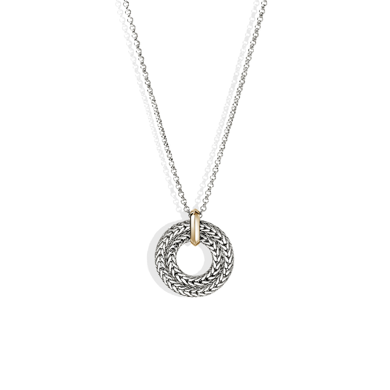 John Hardy Icon Link Two-Tone Round Necklace