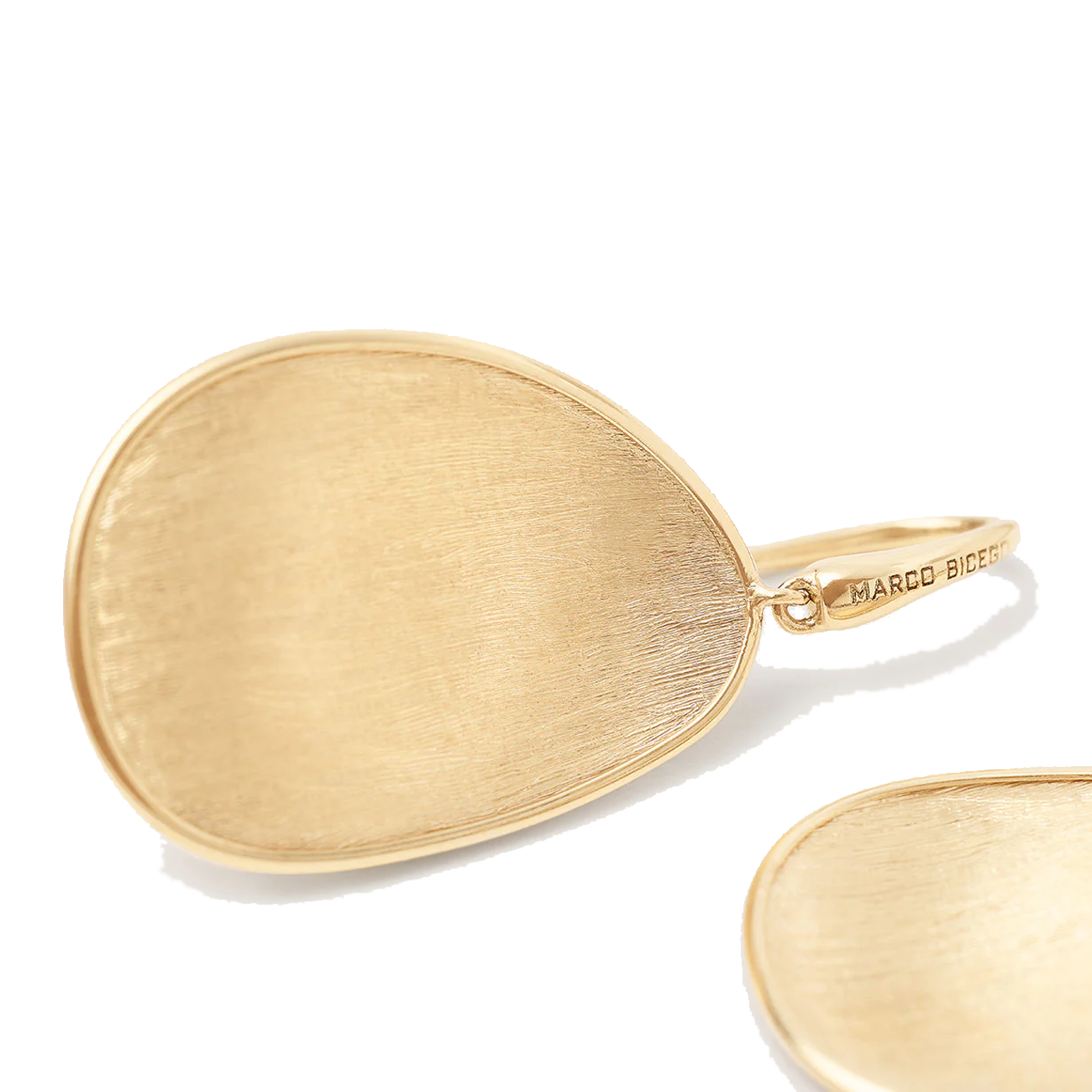 Marco Bicego Lunaria Yellow Gold Medium Drop Earrings