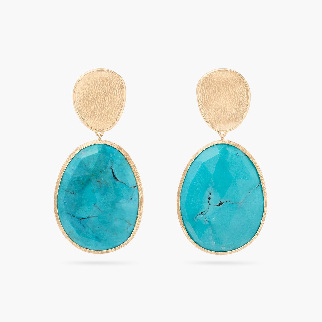 Marco Bicego Lunaria Color Turquoise Drop Earrings