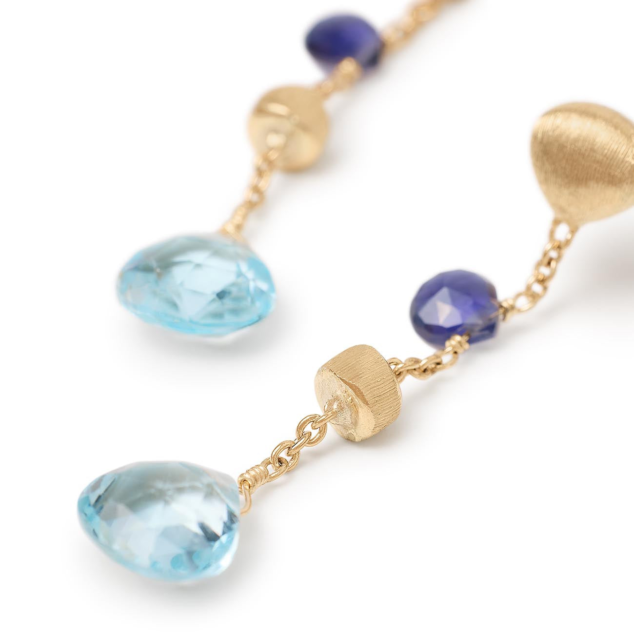 Marco Bicego Paradise Mixed Gemstone Drop Earrings