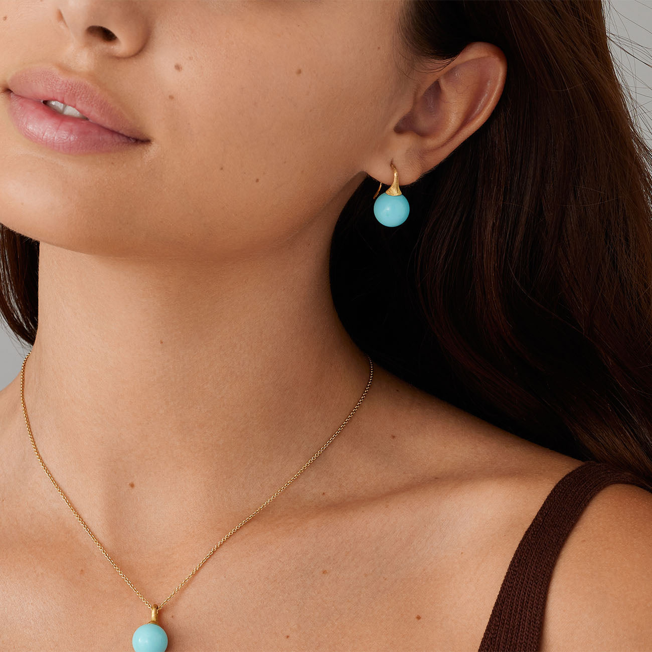 Marco Bicego Africa Turquoise Drop Earrings