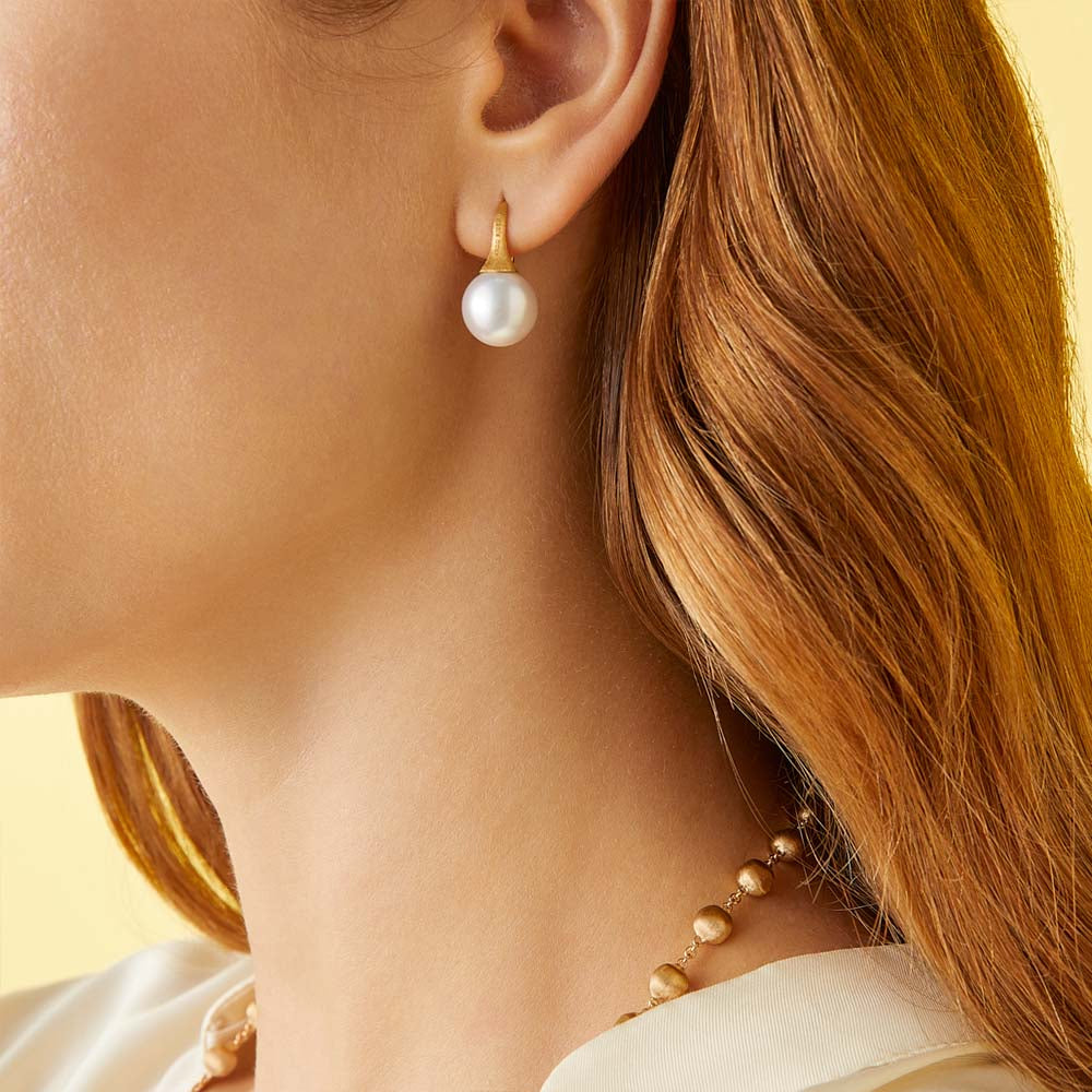Marco Bicego Africa Pearl Drop Earrings