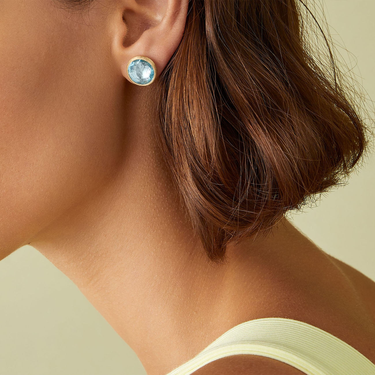 Marco Bicego Jaipur Topaz Large Stud Earrings