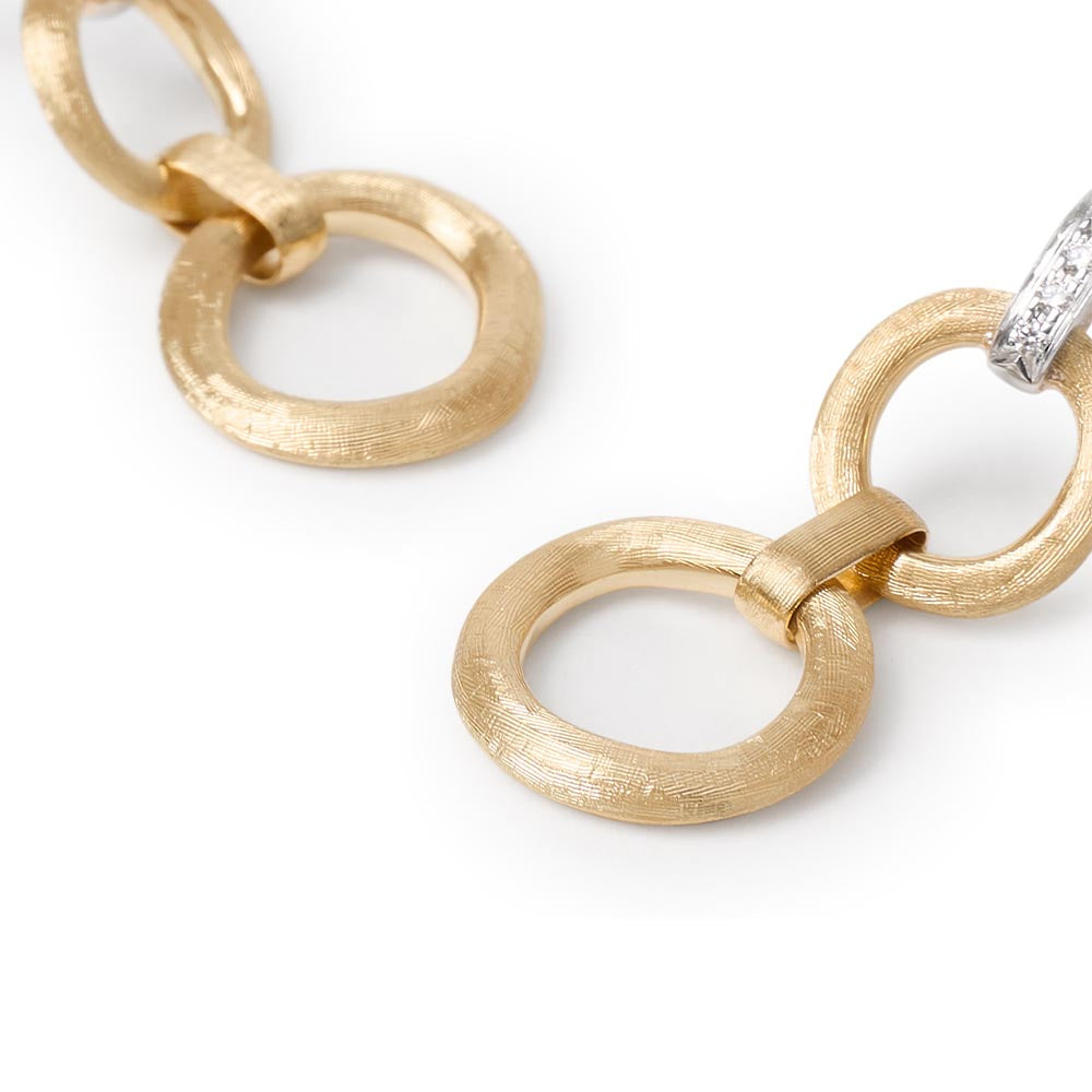 Marco Bicego Jaipur Diamond Double Drop Stud Earrings