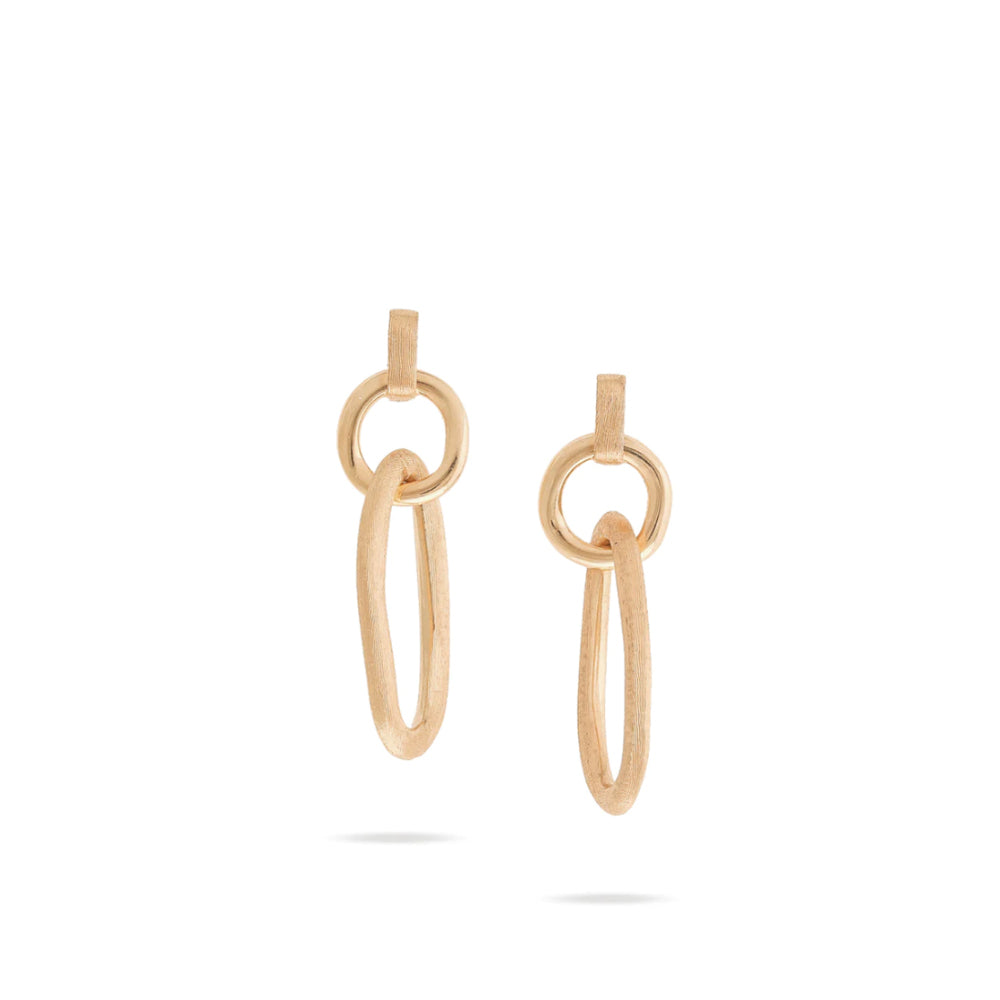 Marco Bicego Jaipur Link Double Drop Earrings in Yellow Gold