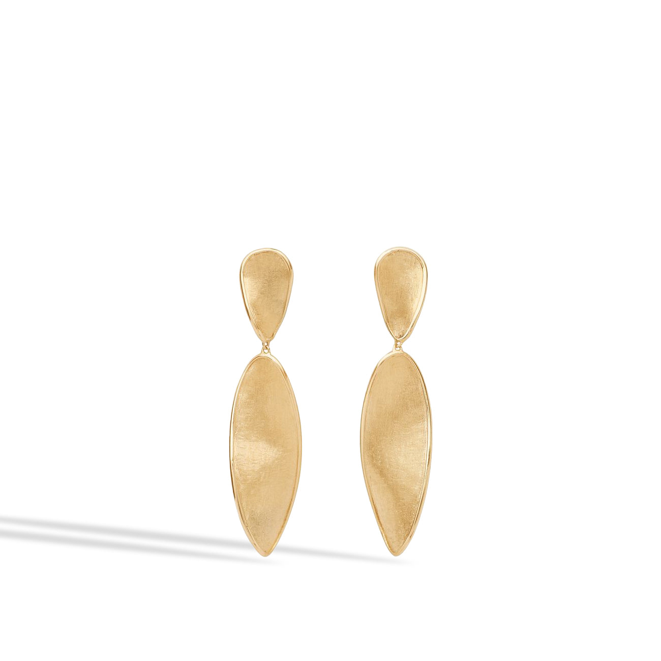 Marco Bicego Lunaria Twist Double Drop Earrings