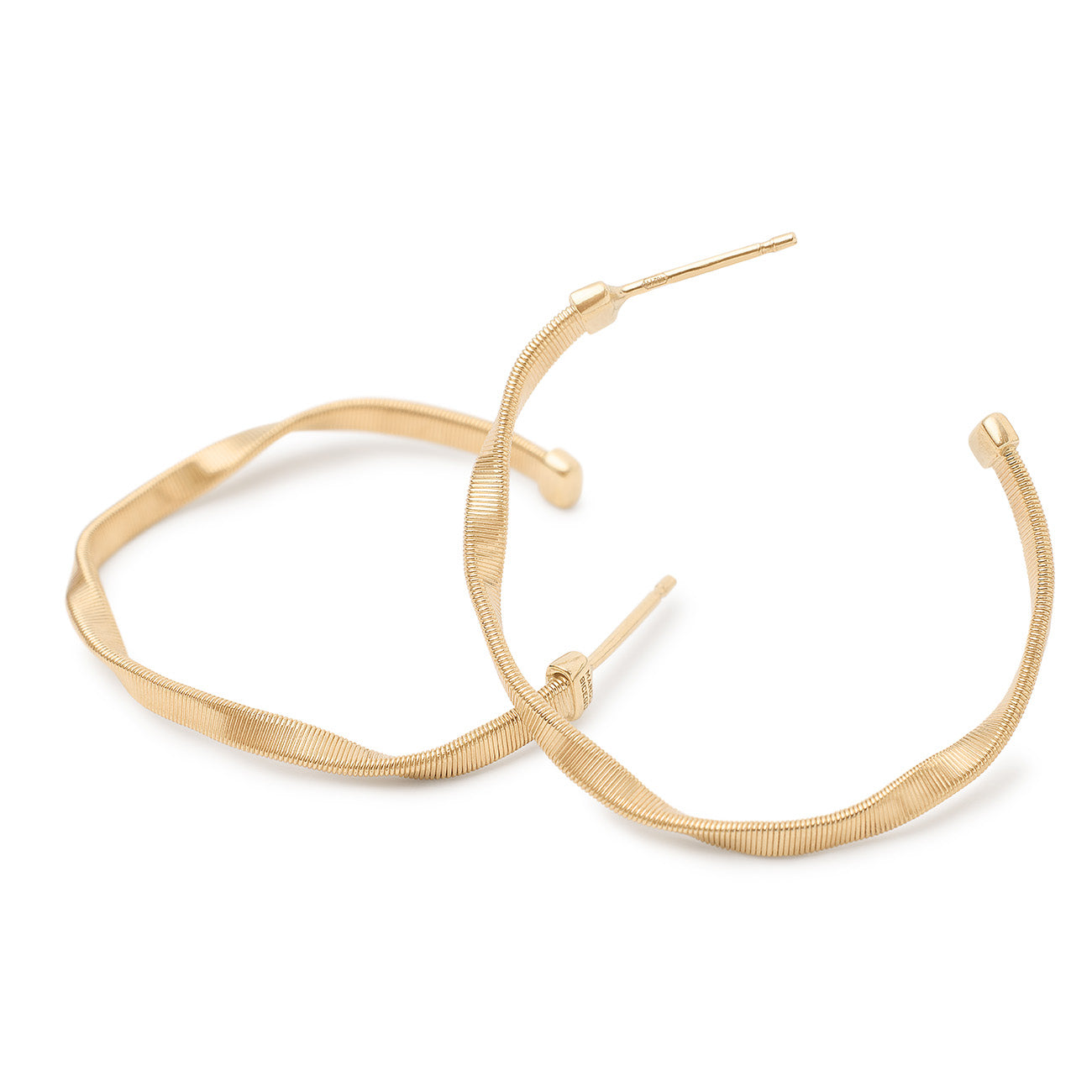 Marco Bicego Marrakech 18kt Yellow Gold Twist Hoop Earrings