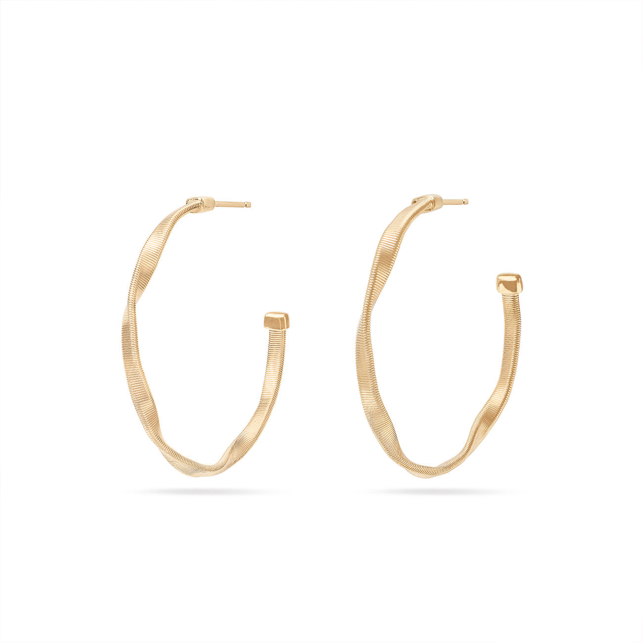Marco Bicego Marrakech 18kt Yellow Gold Twist Hoop Earrings
