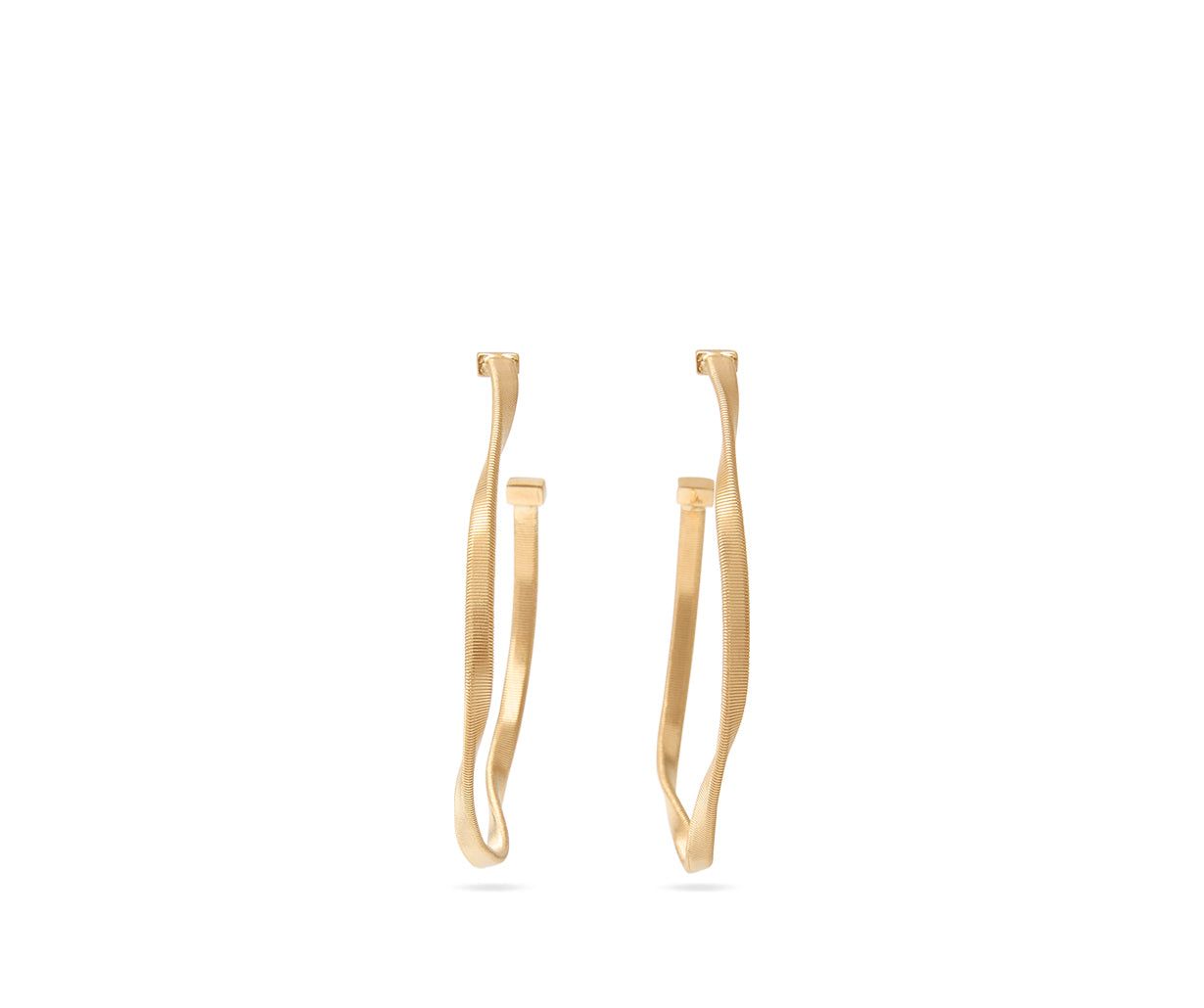 Marco Bicego Marrakech 18kt Yellow Gold Twist Hoop Earrings