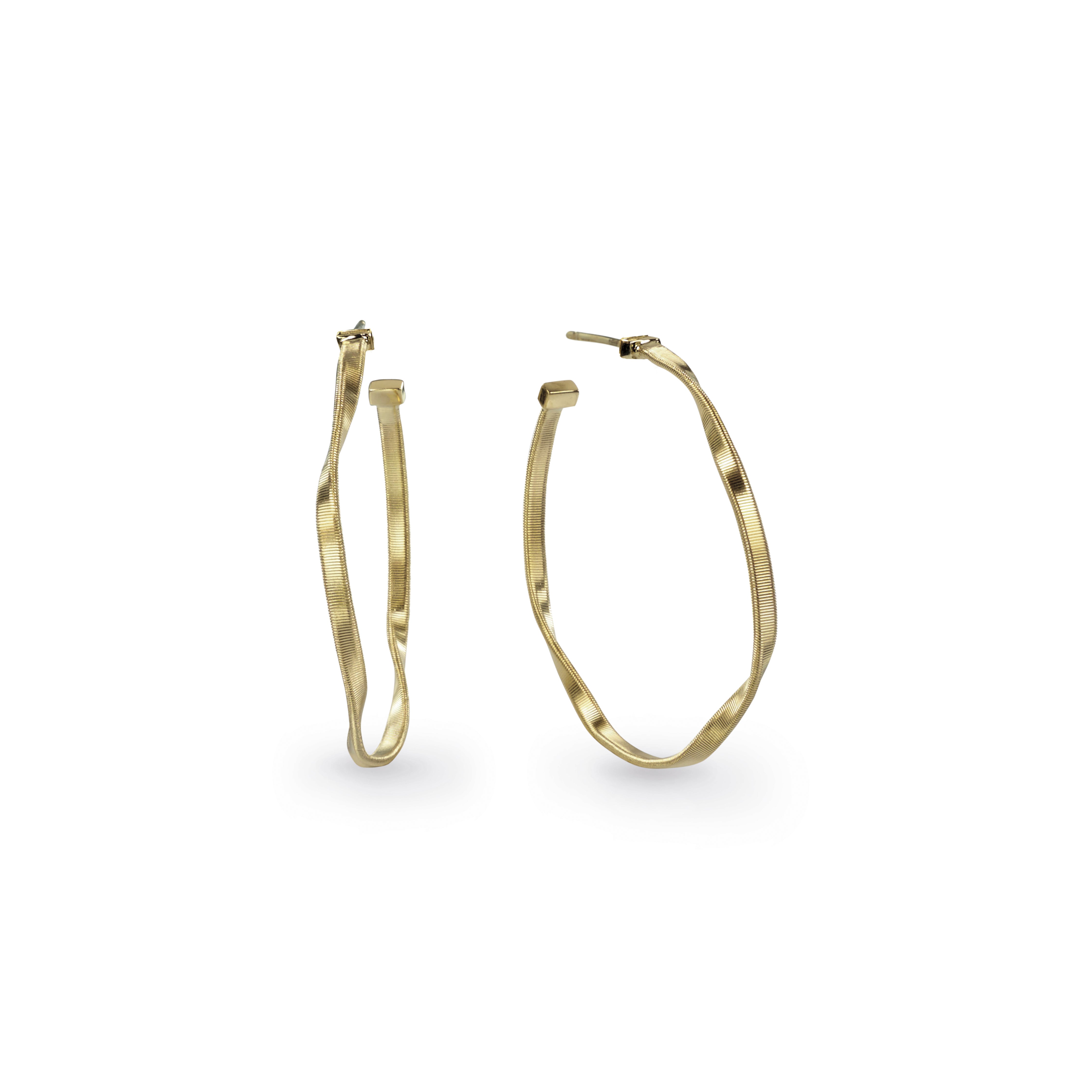 Marco Bicego Marrakech 18kt Yellow Gold Twist Hoop Earrings