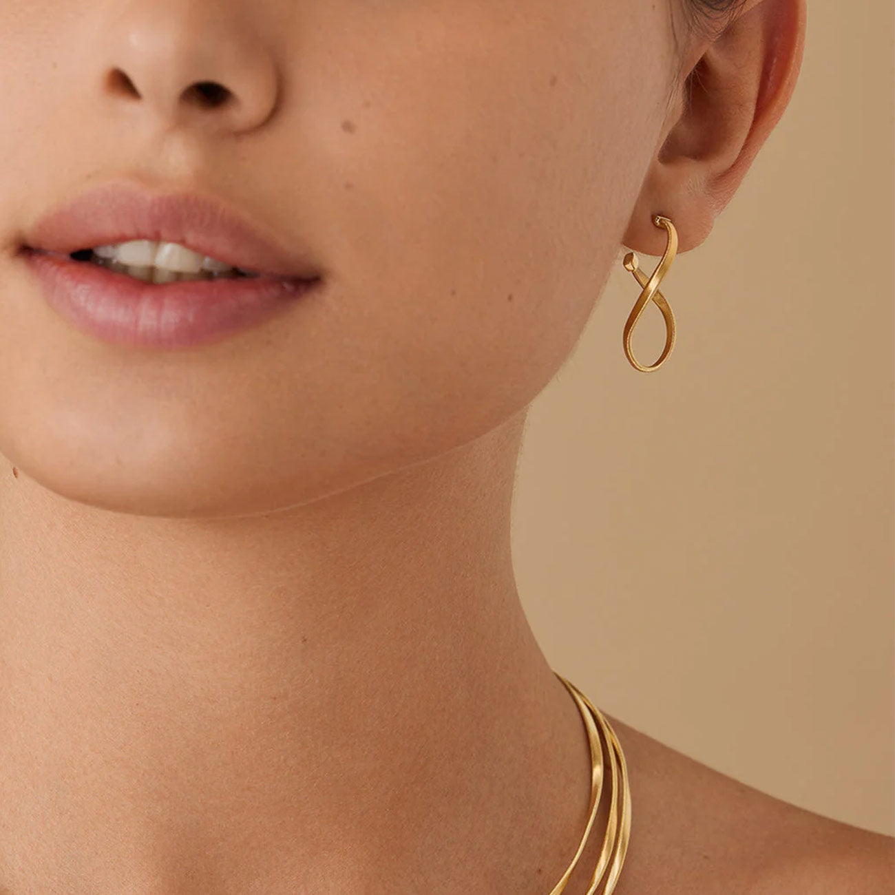 Marco Bicego Infinity Marrakech Hoop Earrings in 18K Yellow Gold